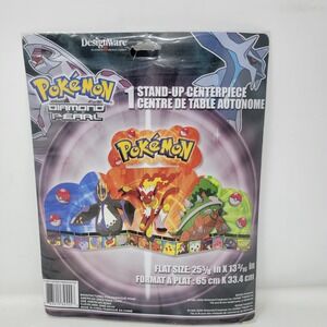 Pokemon Diamond Pearl Stand Up Table Centerpiece Party Decoration New Sealed
